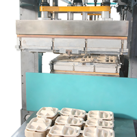 Machine de fabrication de boîtes à emporter en pulpe de bagasse de canne à sucre, entièrement automatique