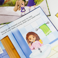 Livre professionnel impression papier et carton personnalisés livre d'histoire pour enfants à couverture rigide Durable pour la lecture au coucher en famille