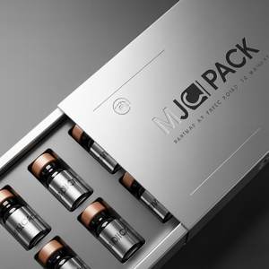 <span class=keywords><strong>Caja</strong></span> de Embalaje para Viales de Péptidos de Papel Recubierto, Impresión en Relieve para Juego de 2 Cajas de Embalaje para Kits de Viales - Product Image 1