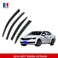 Pour Skoda OCTAVIA 2007-2017 2018, pare-brise de porte de voiture, déflecteur de pluie, pare-Vent, pare-Vent