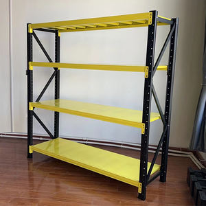 Étagères de stockage en acier sur mesure, rayonnages métalliques à longue portée, adaptés aux garages et entrepôts, rayonnages pour palettes, vente en gros - Product Image 3