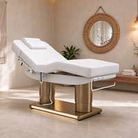 Table de massage électrique pour salons - Table de massage minimaliste moderne avec réglage électrique de la hauteur, fonctions de massage, latex de qualité supérieure