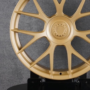 Jantes en aluminium forgé 6061-T6 personnalisées de 18 à 24 pouces, finition or mat, pour <span class=keywords><strong>Porsche</strong></span> <span class=keywords><strong>911</strong></span> <span class=keywords><strong>GT3</strong></span>, Ferrari, Lamborghini, BMW M Performance - Product Image 2