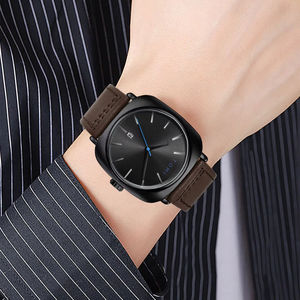 TOMI - Juego de 2 Relojes de Cuarzo para Hombre y Gafas de Sol, Reloj de Pulsera Informal de Moda con Manecillas Luminosas para Uso Diario - Product Image 4