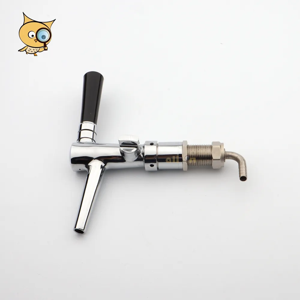 ALLIN Premium Quality Bar Use Long Shank Germany Flow Control G5/8 Adjustable Tap German Style Beer Faucet for Beer Tower