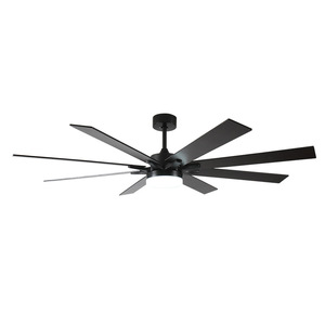 <b>Ceiling</b> Fan With <b>Light</b> Wooden Blade 628mm LED Flush Mount For Living Room Bedroom <b>Office</b> Commercial Use - Product Image 2
