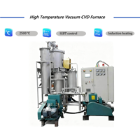 Horno de Inducción al Vacío de Alta Temperatura 2500C para Composición de Carbono con Control Programable de Alta Precisión, Suministro Directo de Fábrica China