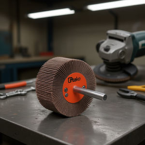 Ttake Abrasive Flap <b>Wheel</b> 60x20 Mm 60 Grit 6 Mm Shaft For <b>Grinding</b> - Product Image 3