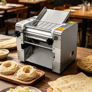 Máquina Laminadora y Enrolladora de Masa de Alta Velocidad <span class=keywords><strong>Pro</strong></span> <span class=keywords><strong>Z</strong></span> para Uso Comercial, para la Elaboración Profesional de Fideos y Pasteles - Product Image 2