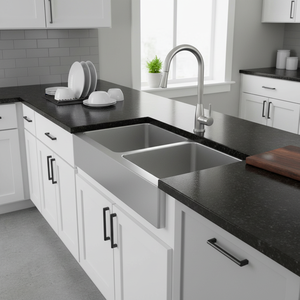 [BAEKJO] Évier sous plan moderne européen BD813 avec double cuve profonde et acier inoxydable de 1,2 mm d'épaisseur - Product Image 3