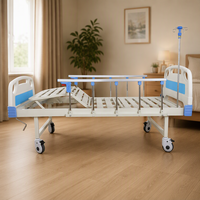 Lit de camp rectangulaire avec cadre en tube d'acier, rail en alliage d'aluminium, plateau en forme de C, roulettes double face pour hôpital de campagne