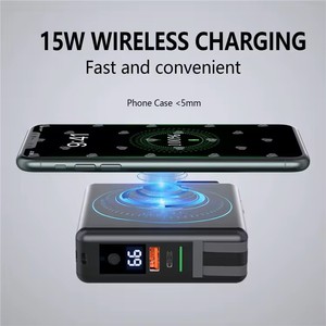 10000mAh Super <span class=keywords><strong>chargeur</strong></span> avec prise ca pliable 15W <span class=keywords><strong>aimant</strong></span> <span class=keywords><strong>chargeur</strong></span> sans fil batterie externe câble USB-C intégré pour téléphones - Product Image 3