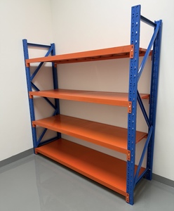 Industrial Medium Duty Steel Shelving 4-Layer Rack Corrosion Protection Powder Coating Snap-In Installation 1200mm Height - Product Image 4