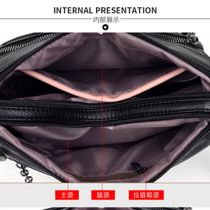 Vente en gros Fourre-Tout décontracté de luxe pour femmes Sac à main à bandoulière Doux Durable Imperméable Grande Capacité en cuir PU - Product Image 5