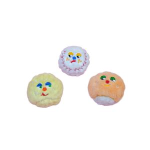 Juicepet Çevre Dostu 6cm Evcil Hayvan Peluş Ses Çıkaran Oyuncak Düz Renk Tenis Beyzbol Kıyafeti Elastik Köpek Topu - Product Image 2