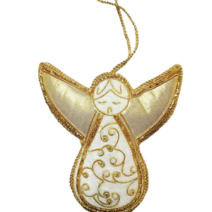 Handmade Christmas <b>Decorations</b> Ornament Customizable bee Embroidered Beaded <b>Elephant</b> Tree manufactur - Product Image 1