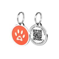Großhandel Hochwertige Metall Hunde marke Benutzer definierte Rfid Erkennungs marken Qr Code Scan Haustier Hunde marke
