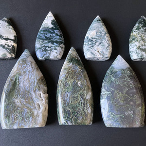 Bán Buôn Đánh Bóng Tự Nhiên <span class=keywords><strong>Moss</strong></span> <span class=keywords><strong>Agate</strong></span> Pha Lê Ngọn Lửa Pha Lê Miễn Phí Hình Thức Reiki Đứng Đá Cho Trang Trí - Product Image 3