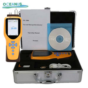 Analizador de Gases Portátil OC-1000 con Bomba de Succión, Alarmas Audibles/Visuales/Vibración para Detección de CO, O2 y Olores en Hornos - Product Image 3