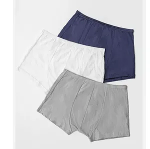Men's Disposable Cotton Underwear 4 Pack Boxer Shorts and Briefs Premium Dispossable Men's Panties