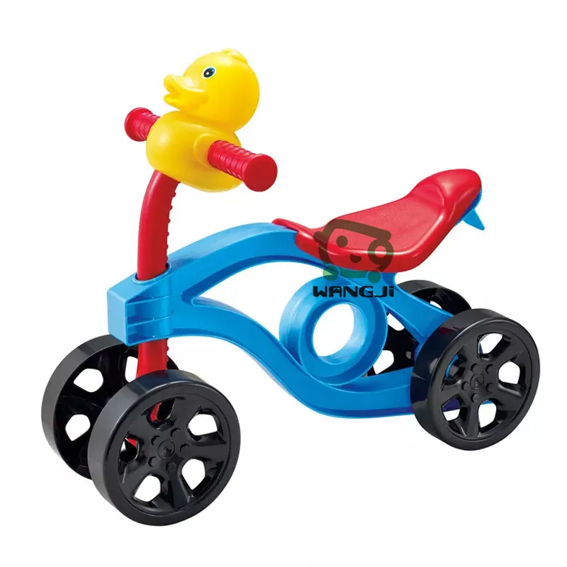 Nuovo modello Duck Baby Balance Bike No Pedal Balance Car per bambini 4 ruote Mini Toddlers Balance Bike girello Ride On Toys