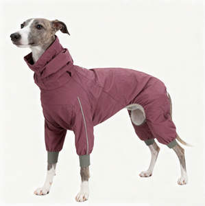 Veste coupe-vent légère en polyester pour chien, 4 pattes, durable, hydrofuge, réfléchissante, pliable, facile à mettre et à enlever, toutes saisons - Product Image 1