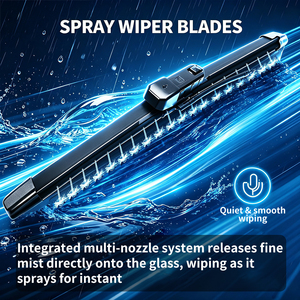 Spazzola Tergicristallo a Spruzzo d'Acqua di Alta Qualità OEM Universale, Pulisce e Lava in un Solo Passaggio, Vendita Calda, Ingrosso, Direttamente dalla Fabbrica ASLAM - Product Image 3