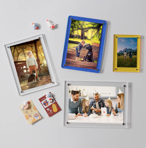 Tùy Chỉnh Rõ Ràng Acrylic Xi Lanh Hình Ảnh Khung Hai Mặt Nam Châm Nhựa Thủ Công Mỹ Nghệ Cho 4 ", 5", 6 ", 7", 10 "A5, A4 Khung Ảnh - Product Image 4