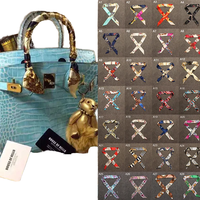 Nouveau Foulard Carré en Soie pour Femme, Motif Floral et Nœuds, Durable, Doux pour la Peau, Taille et Couleur Personnalisables, Multifonction, Ruban pour Cheveux et Sac