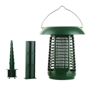 Lámpara <span class=keywords><strong>solar</strong></span> para matar mosquitos recargable a prueba de agua de alta calidad, Zapper para control de plagas al aire libre, colgante e insertable en el suelo - Product Image 2