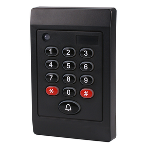 Lector de Tarjetas RFID Inalámbrico de Seguridad ABS <span class=keywords><strong>125kHz</strong></span> Wiegand para Control de Acceso, Teclado Impermeable, Transmisión de 100M, Compatible con Tarjetas de Proximidad - Product Image 1