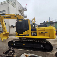Excavatrice sur chenilles hydraulique d'occasion Komatsu PC240LC de 24 tonnes, moteur Komatsu d'origine 125 kW/170 CV PLC, conforme aux normes EPA CE, modèle PC240-8N1