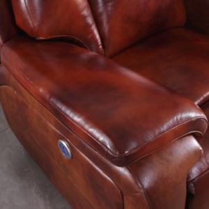 <strong>2026</strong> <strong>New</strong> Supplier Hot Selling Leisure Adjustable Top Grain Leather Electric Private Cinema <strong>Recliner</strong> Home Theater Sofa - Product Image 3