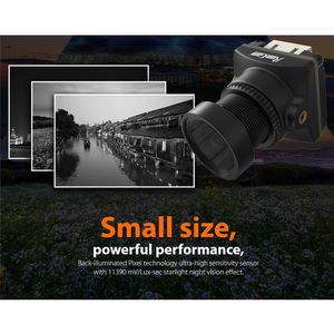 Caméra de nuit FPV RunCam Night Eagle <span class=keywords><strong>3</strong></span> en fibre de carbone, 1000TVL avec prise en charge OSD pour la volée de drones - Product Image 3