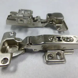 Furniture Hardware Hinge 35 mm Buffering Full Overlay Clip On Soft Close Hydraulic Kitchen Cabinet door Hinge