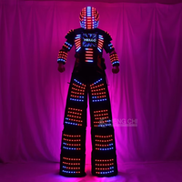 Disfraz de Robot LED Realista de Película, Traje Personalizado para Adultos, para Baile, Cumpleaños, Halloween, Carnaval y Fiestas