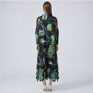 Robes maxi plissées pour femmes, 20 ans de fabrication, vêtements en gros de Chine, jupes grandes tailles pour femmes, robe style Miyake - Product Image 4
