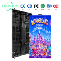 Plataforma de Cartel Digital LED a Todo Color P2.6 de 500x1000mm con Soporte Gráfico y Sistema Unificado de Gestión de Contenido para Empresas