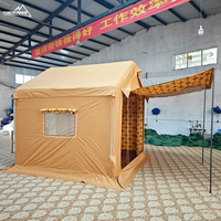 `9 ㎡   Tente gonflable arabe en Oxford 600D PU3000 imperméable avec intérieur imprimé pour la vie en plein air