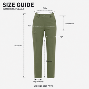 <span class=keywords><strong>Pantaloni</strong></span> Lunghi da Golf Personalizzati per <span class=keywords><strong>Donna</strong></span> <span class=keywords><strong>con</strong></span> Tasche <span class=keywords><strong>Laterali</strong></span> e <span class=keywords><strong>Bottoni</strong></span>, Asciugatura Rapida, Elasticizzati, <span class=keywords><strong>con</strong></span> Passanti per Cintura, per Allenamento Quotidiano - Product Image 5
