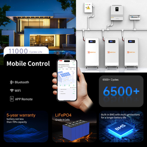 Batería de Almacenamiento de Energía Doméstica de 16kwh, Powerwall de Litio de 5kwh 51.2v 15kwh, Baterías de Pared con BMS - Product Image 2