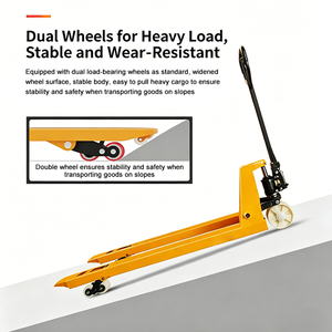 Palet Jack Manual Tugas Berat Bersertifikasi CE 2.5 Ton 2 Ton Hubwagen Forklift Manual Harga Terjangkau untuk Mengangkat Beban - Product Image 4