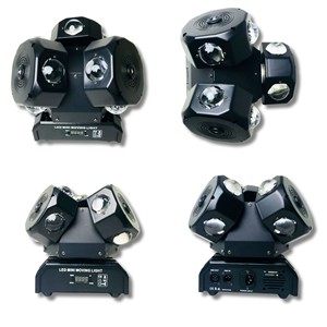 Luz Móvil de Tres Cabezas LED YG SM5WE, Luz de Escenario para Interiores, Uso en KTV y DJ - Product Image 3