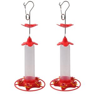 ที่ให้อาหารนกฮัมมิงเบิร์ดกลางแจ้ง ECSON ที่น่าทึ่ง ทำจากพลาสติก มี 5 ช่องให้อาหาร ปากกว้าง เติมง่าย ฐาน 2 ส่วน ทำความสะอาดง่าย พร้อมที่กันมดในตัว - Product Image 3