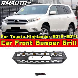 Parrilla Delantera para Toyota Highlander 2012-2014, Parrilla Deportiva, Kit de Carrocería, Accesorios para Auto - Product Image 1