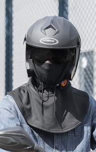 Cagoule chauffante polaire intégrale pour l'équitation en hiver en extérieur - Product Image 5