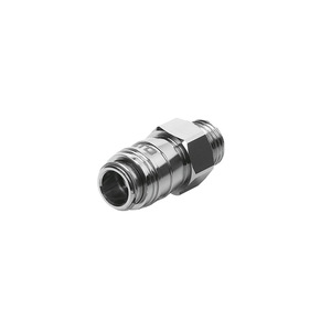 Festo KD3-1/4-A 531626 Quick Connect Socket 1/4 In Stainless Steel Pneumatic Air Connector - Product Image 1