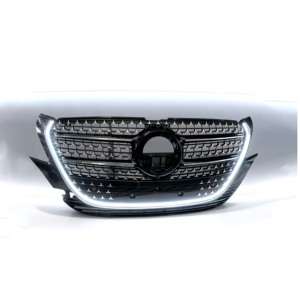 Grille avant ciel étoilé à installation sans perçage avec éclairage pour Mercedes-Benz <span class=keywords><strong>Vito</strong></span> V-Class V300 - Product Image 1