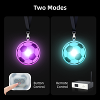 Badge d'identification lumineux LED à couleur personnalisable pour le travail, la remise de diplômes, le Ramadan, les concerts, les bars, les KTV, les réunions annuelles, les spectacles de clients, les promotions