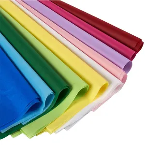 Cheap manufacturer colorful packing wrapping gift tissue paper